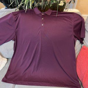 Roundtree & Yorke Maroon 3XT polo shirt